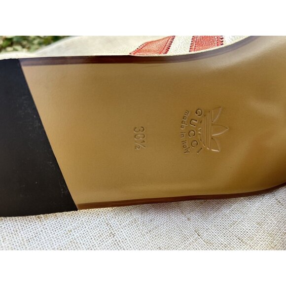 adidas x Gucci women's slipper with Horsebit 38.5 NEW - Picture 4 of 16